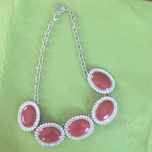 3 for $12. Red and silver statement necklace.